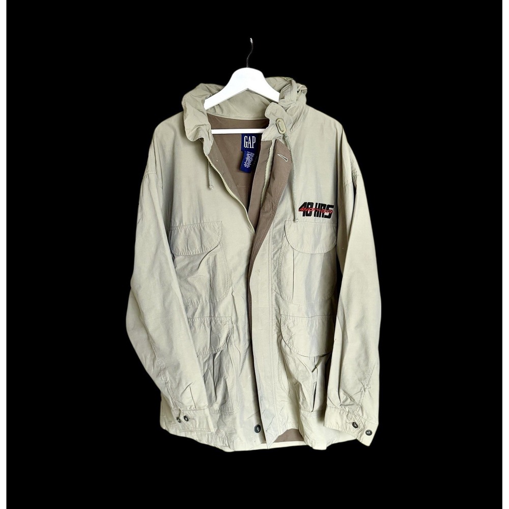 Vintage 80's Another 48 Hours‎ Crew Jacket Large Eddie Murphy Windbreaker Gap